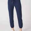 Bottoms | STATESIDE Softest Fleece Drawstring Sweatpant In New Navy