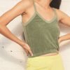 Sale | STATESIDE Towel Terry Elastic Waist Cami In Vine