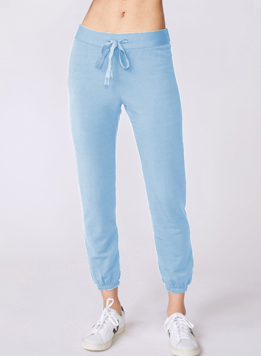 Bottoms | STATESIDE Softest Fleece Drawstring Sweatpant In Olympic Blue