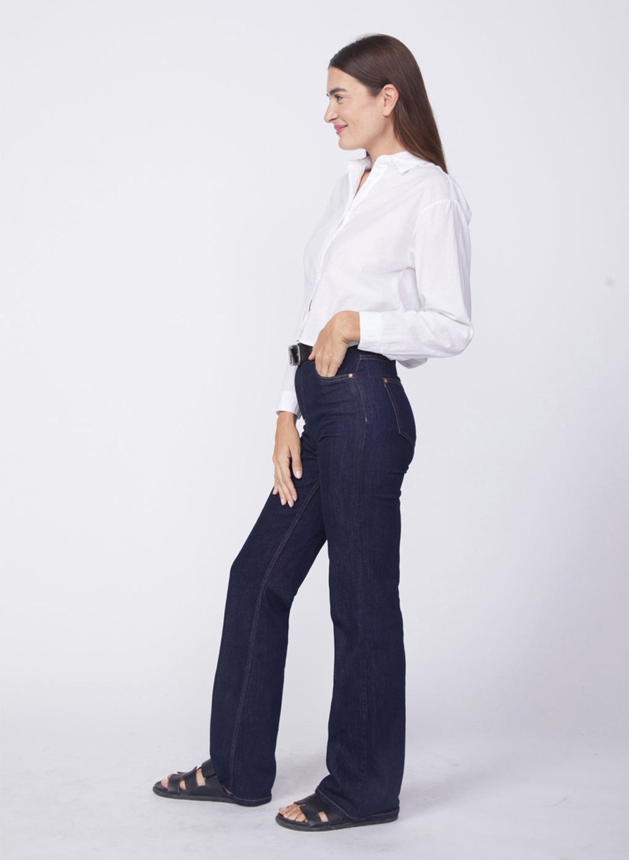 Tops | STATESIDE Voile Elastic Back Cropped Shirt In White