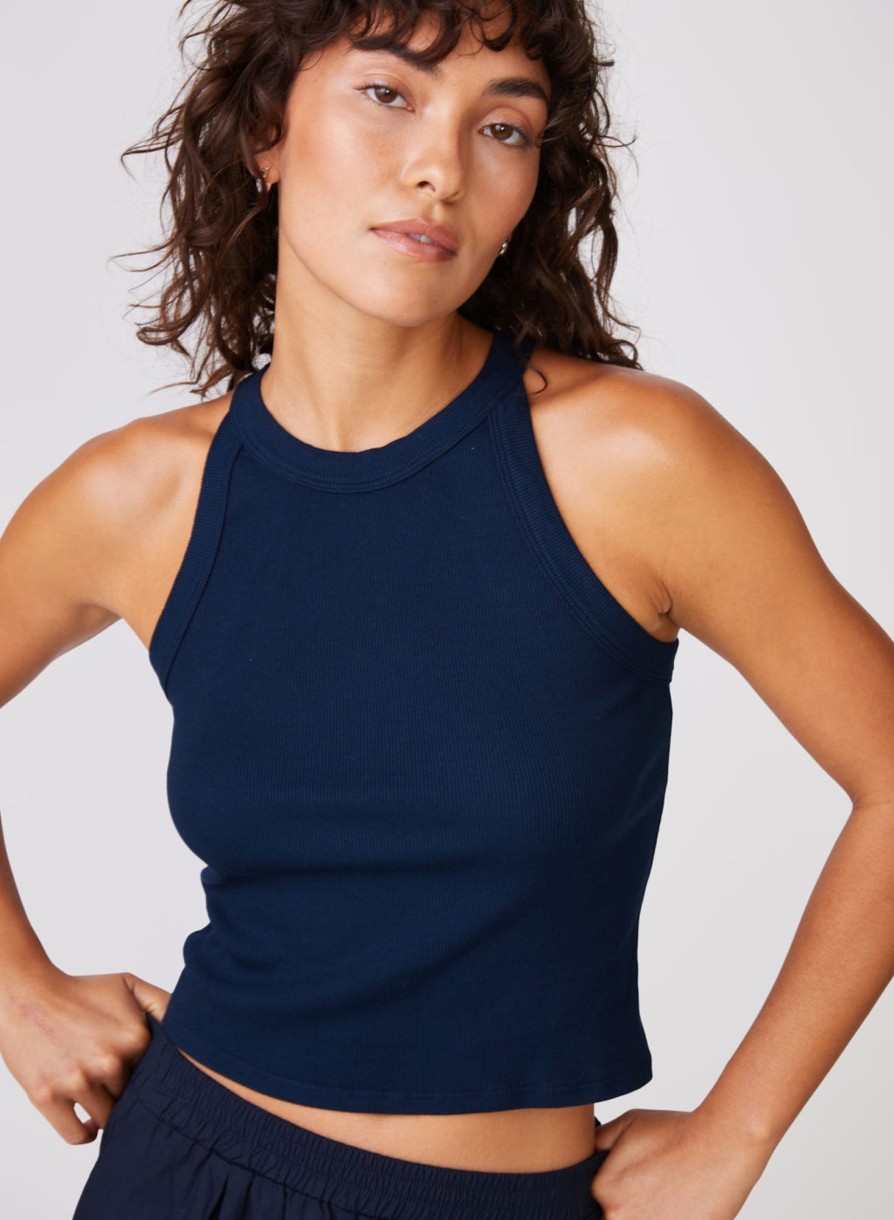 Tops | STATESIDE Stateside 2X1 Rib 90'S Tank In New Navy