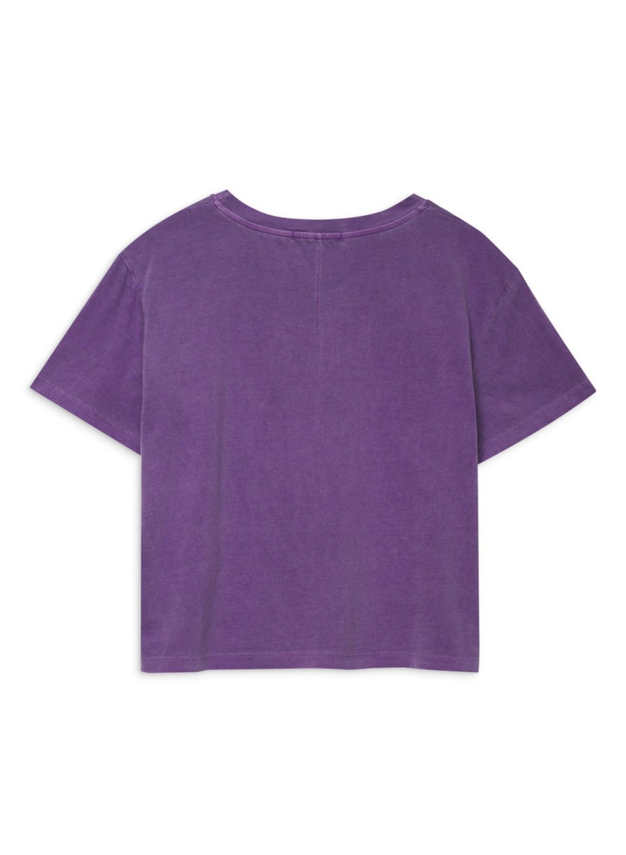 Essentials | STATESIDE Cloud Jersey Short Sleeve Crew In Hyacinth