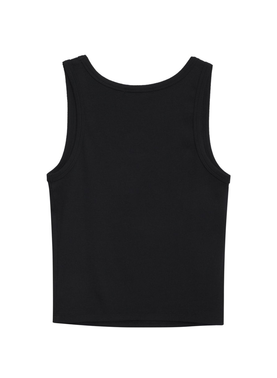 Fabric | STATESIDE 2X1 Rib Classic Tank In Black