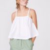 Tops | STATESIDE Structured Poplin Swing Top In White