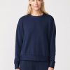 Sweats | STATESIDE Softest Fleece Crewneck Sweatshirt In New Navy