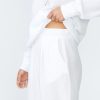 Bottoms | STATESIDE Gauze Wide Leg Pull On Pant In White