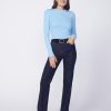 Tops | STATESIDE 2X1 Rib Long Sleeve Scoop Top In Olympic Blue